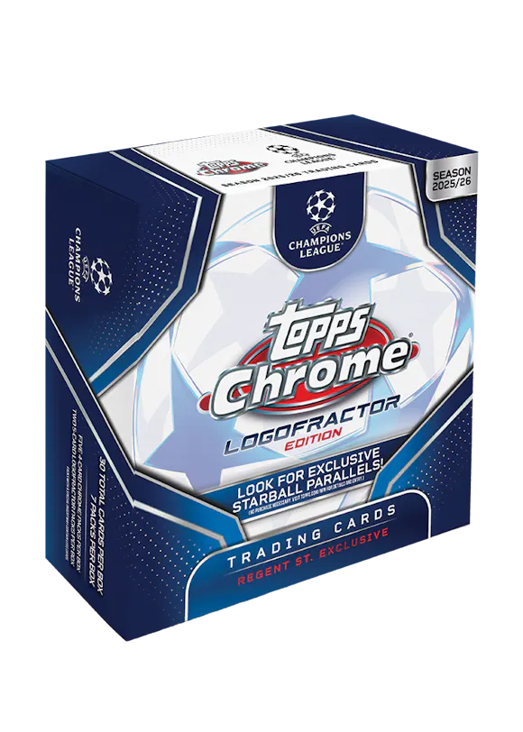 Hero image for Topps Chrome® UEFA Club Competitions 2025-26 - Logofractor