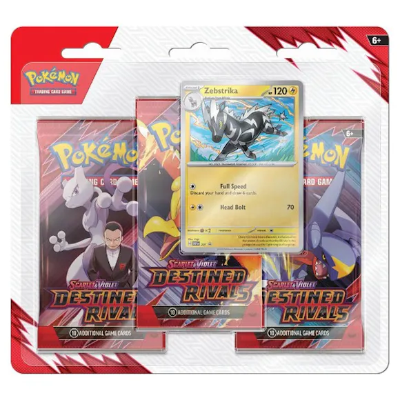 Hero image for Pokemon TCG Destined Rivals Blister 3-Pack (Assorted)