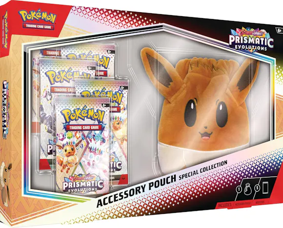 Hero image for Pokemon TCG Prismatic Evolutions Accessory Pouch