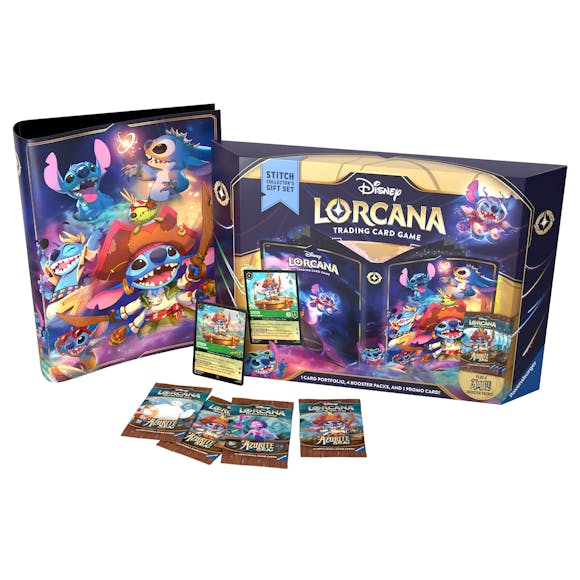 Hero image for Disney Lorcana TCG Azurite Sea Set 6 - Stitch Collectors Gift Set