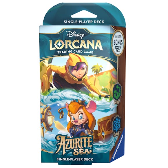Hero image for Disney Lorcana TCG Azurite Sea Set 6 - Emerald & Sapphire Starter Deck