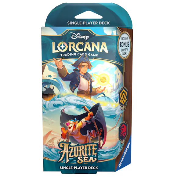 Hero image for Disney Lorcana TCG Azurite Sea Set 6 - Amber & Ruby Starter Deck