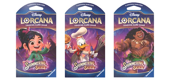 Hero image for Disney Lorcana TCG Shimmering Skies Set 5 - 3 Assorted Sleeved Boosters