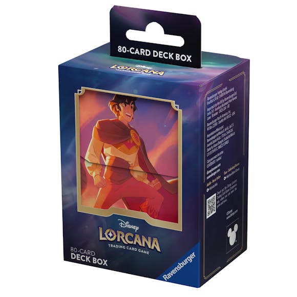 Hero image for Disney Lorcana TCG Shimmering Skies Set 5 - Aladdin Deck Box