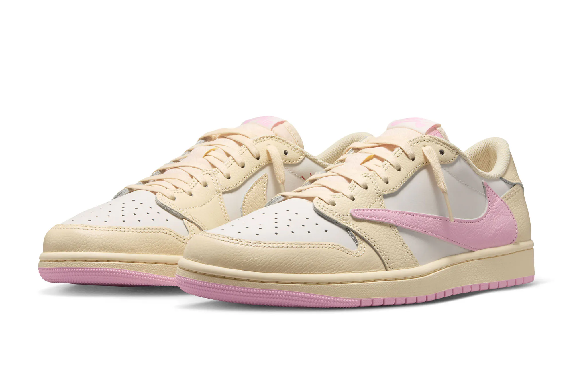 Image of Air Jordan 1 Low x Travis Scott "Muslin and Shy Pink"