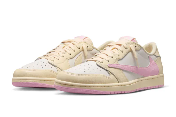 Hero image for Air Jordan 1 Low x Travis Scott "Muslin and Shy Pink"