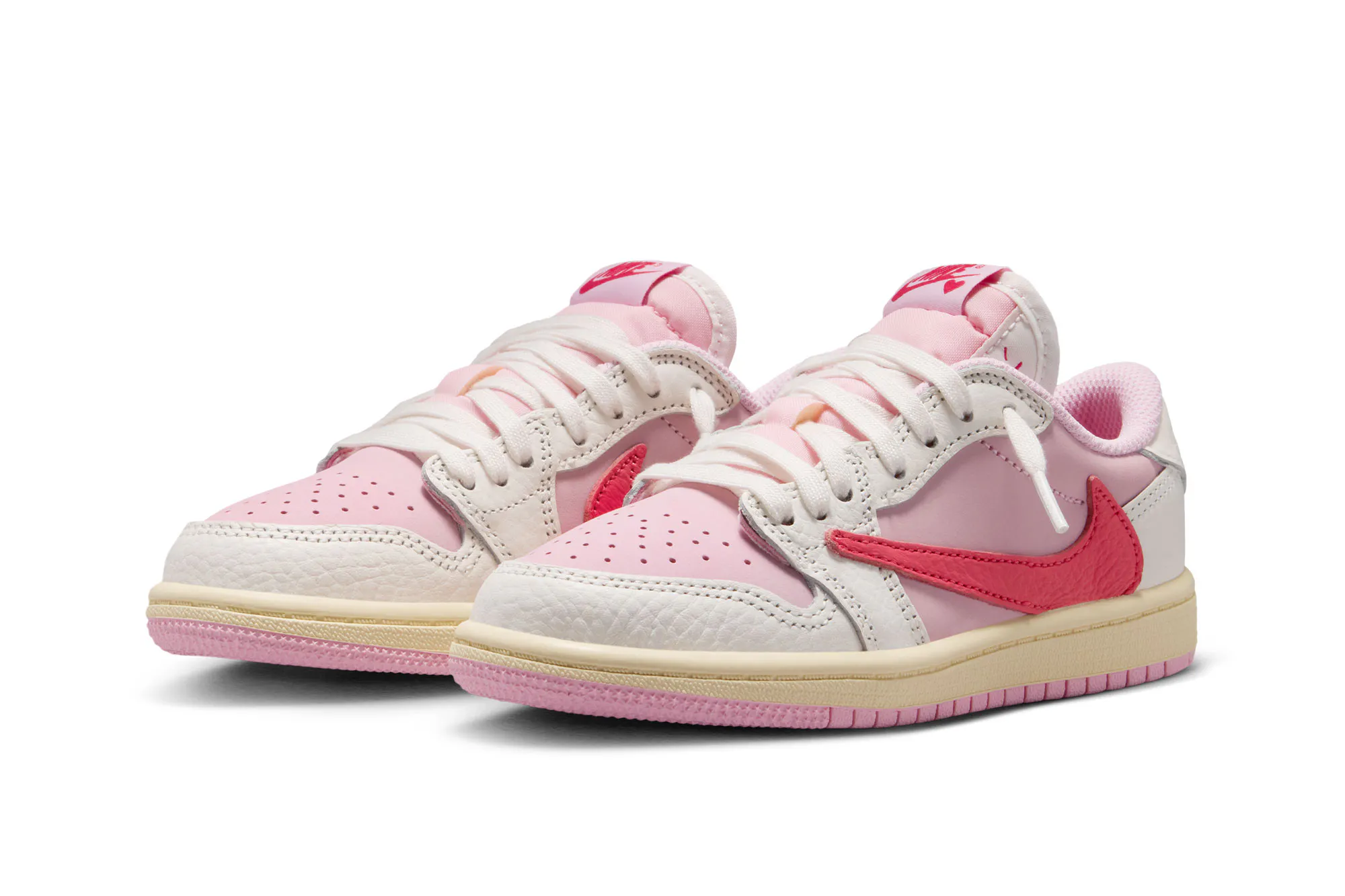 Image of Air Jordan 1 Low x Travis Scott PS "Shy Pink and Tropical Pink"