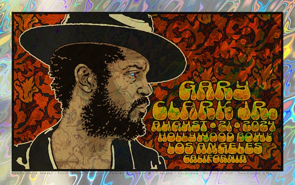 Hero image for Gary Clark Jr., Hollywood Bowl 2024, Lava Foil Edition