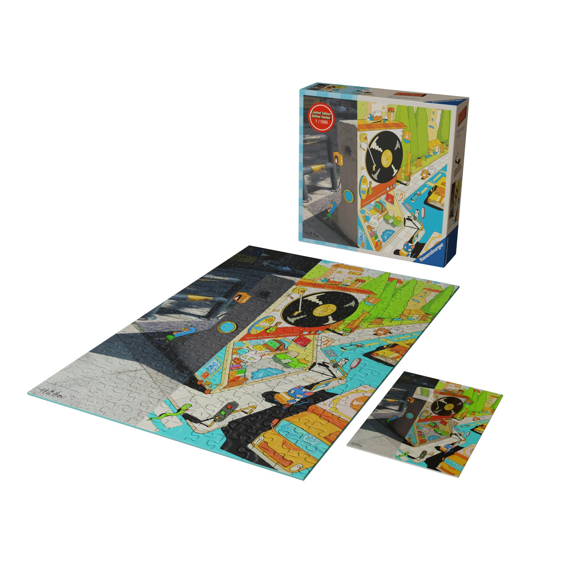 Image of Limited Edition Puzzle Vinyl Store by Zaoyu Lin