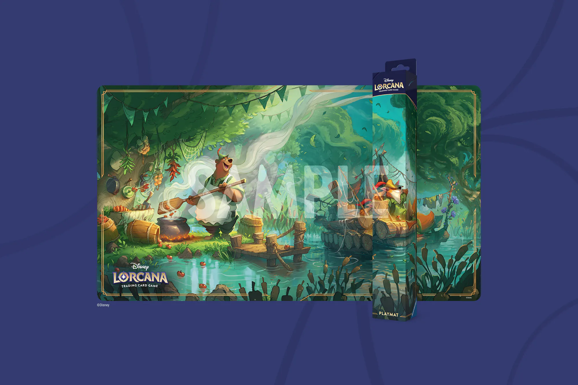 Image of Disney Lorcana TCG: Robin Hood and Little John Playmat