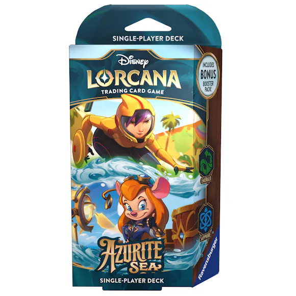 Hero image for Disney Lorcana TCG: Azurite Sea Single-Player Deck - Emerald & Sapphire