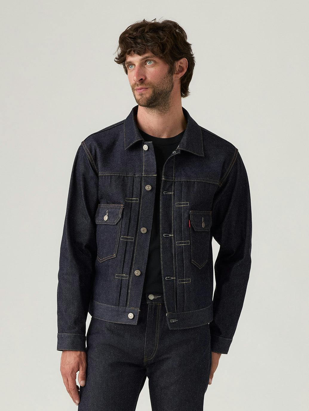 LEVI'S® VINTAGE CLOTHING 1953 TYPE II TRUCKER JACKET ORGANIC RIGID