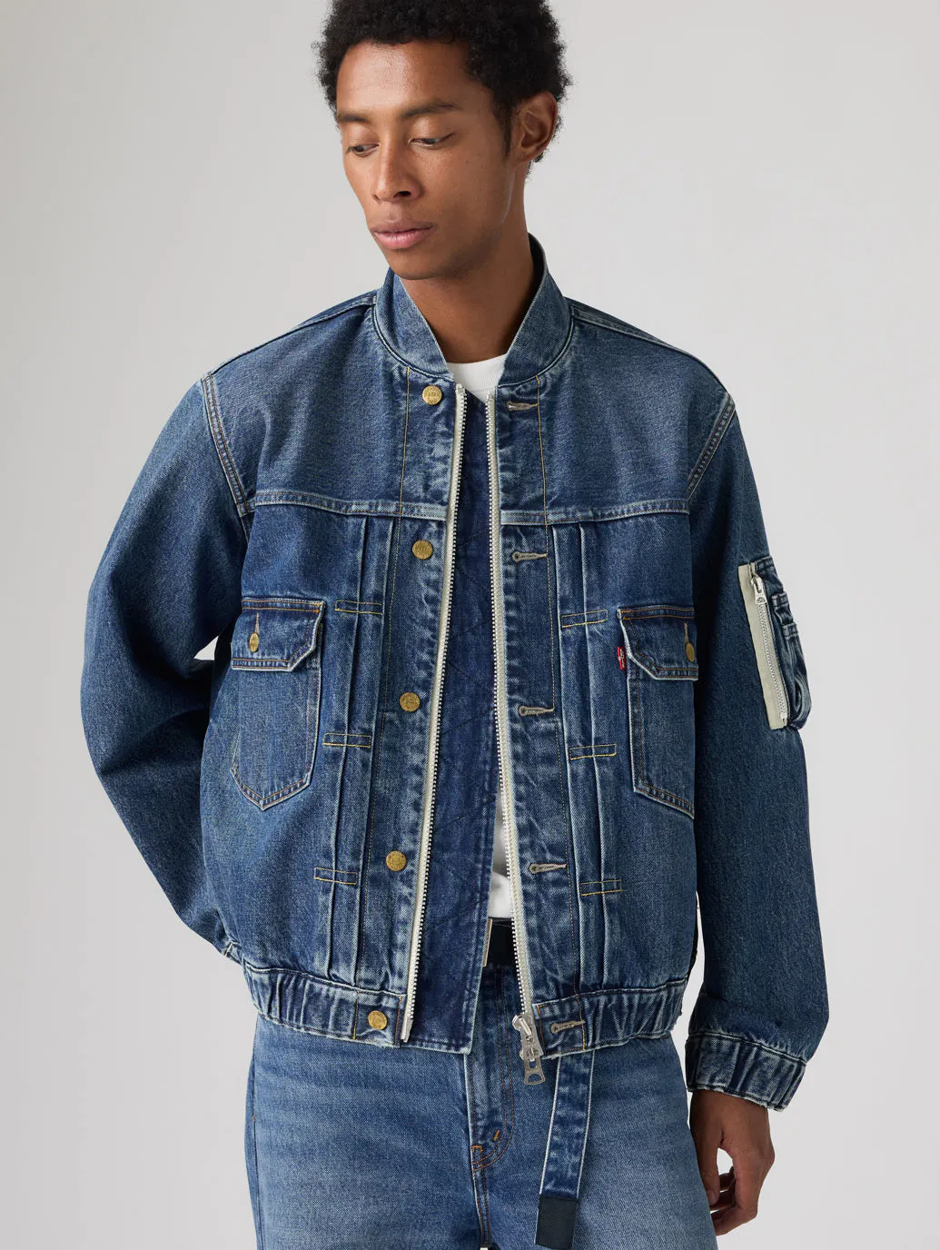 sacai ハイブリッド ブルゾン 23-06454 Levi's® x sacai Men's Blouson Jacket