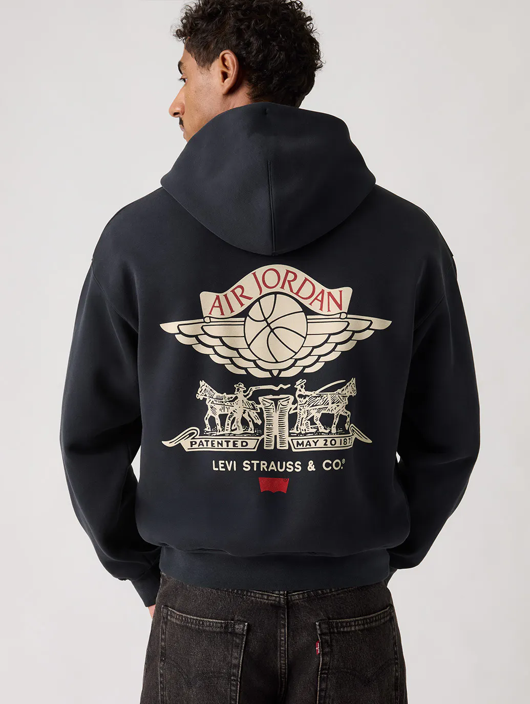 Levi's×jordan　フーディー　L Levi's® x Jordan Full-Zip Hoodie - Black | Levi's SG