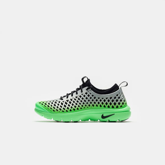 Hero image for Rejuven8 Run SP Sneaker in Metallic Silver/Black/Voltage Green