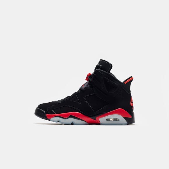 Hero image for Air Jordan 6 Retro Sneaker in Black/Lt. Crimson