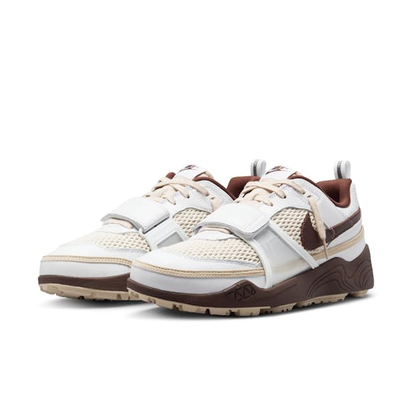 Hero image for Cactus Jack Zoom Field Jaxx Sneaker in White/Lt Chocolate/White