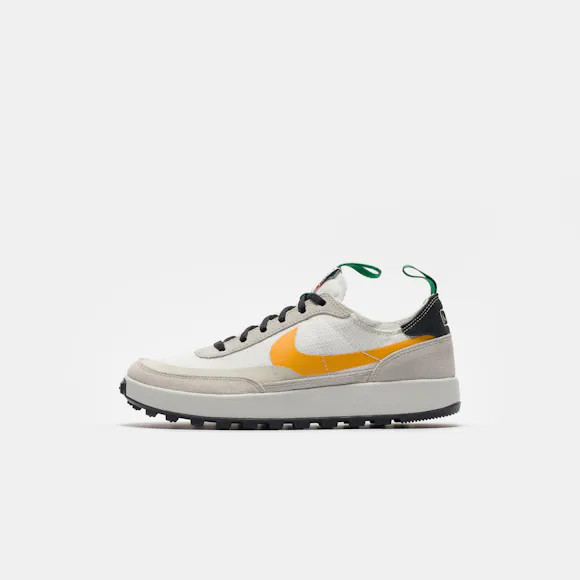 Hero image for Tom Sachs General Purpose Sneaker in Summit White/University Gold/Birch