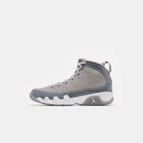 Hero image for Air Jordan 9 Retro Sneaker in Medium Grey/Cool Grey/White