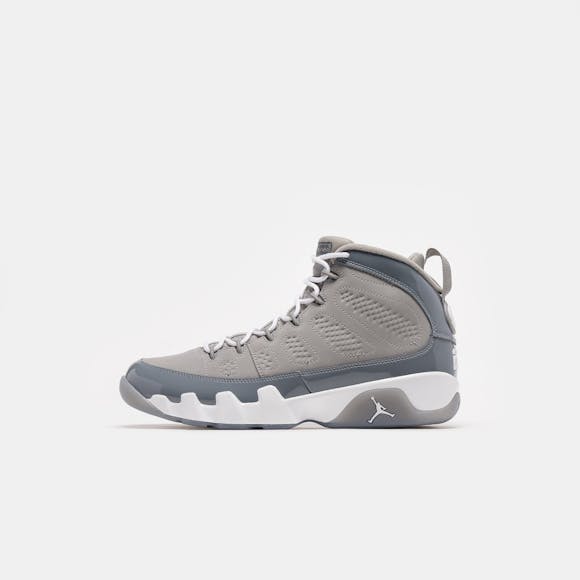 Hero image for Air Jordan 9 Retro Sneaker in Medium Grey/Cool Grey/White