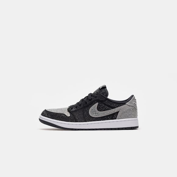 Hero image for Swarovski Crystal Air Jordan 1 Retro Low OG Sneaker in Stealth/Stealth