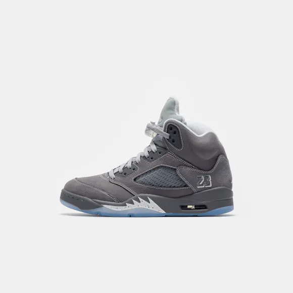 Hero image for Air Jordan 5 Retro Sneaker in Lt Graphite/White/Wolf Grey