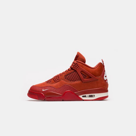 Hero image for Nigel Sylvester Air Jordan 4 Retro Sneaker in Firewood Orange/Sail/Cinnabar