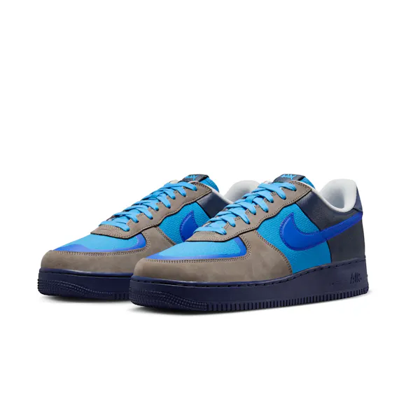 Hero image for Nike x STASH Air Force 1 Low Soft Grey/Harbor Blue