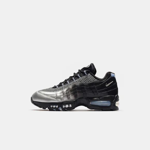 Hero image for Palace Air Max 95 Big Bubble Sneaker in Metallic Silver/Aluminum/Black