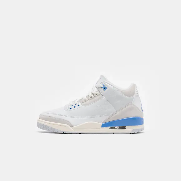Hero image for Air Jordan 3 Retro Sneaker in Summit White/Hydrogen Blue/Legend Blue
