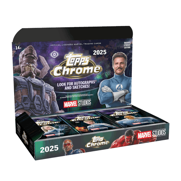 Hero image for 2025 Topps Marvel Studios Chrome® - Hobby Box