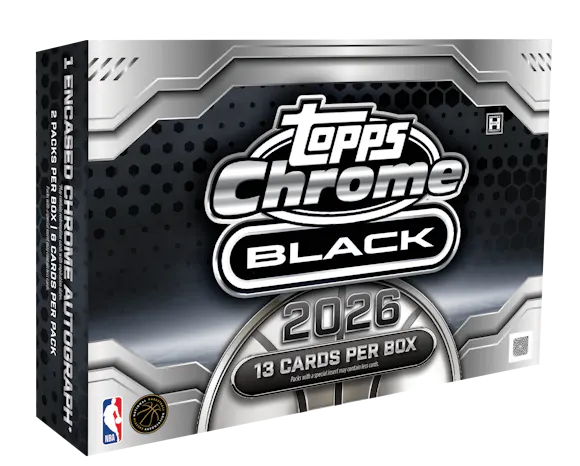 Hero image for 2025-26 Topps Chrome Black Basketball - Hobby Box