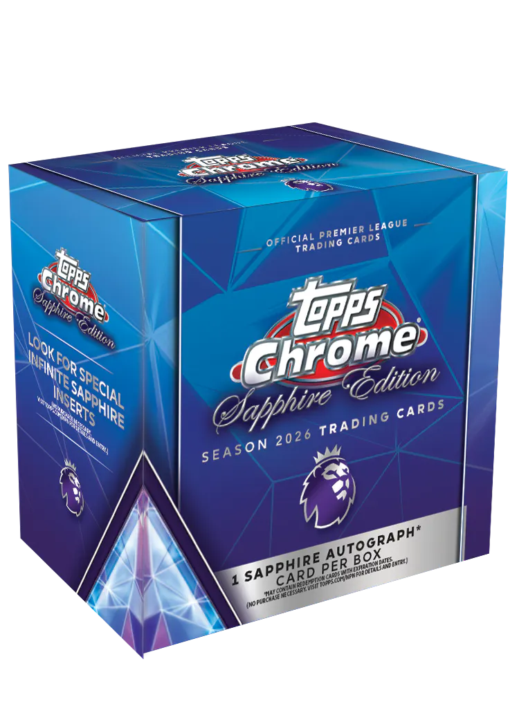 Hero image for 2026 Topps® Chrome Premier League - Sapphire Edition