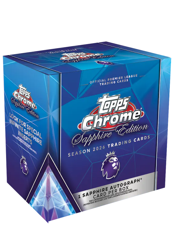 Hero image for 2026 Topps® Chrome Premier League - Sapphire Edition