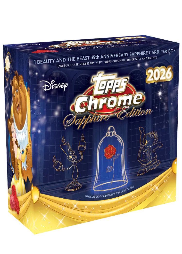 2026 Topps Chrome® Disney Sapphire - Hobby Box