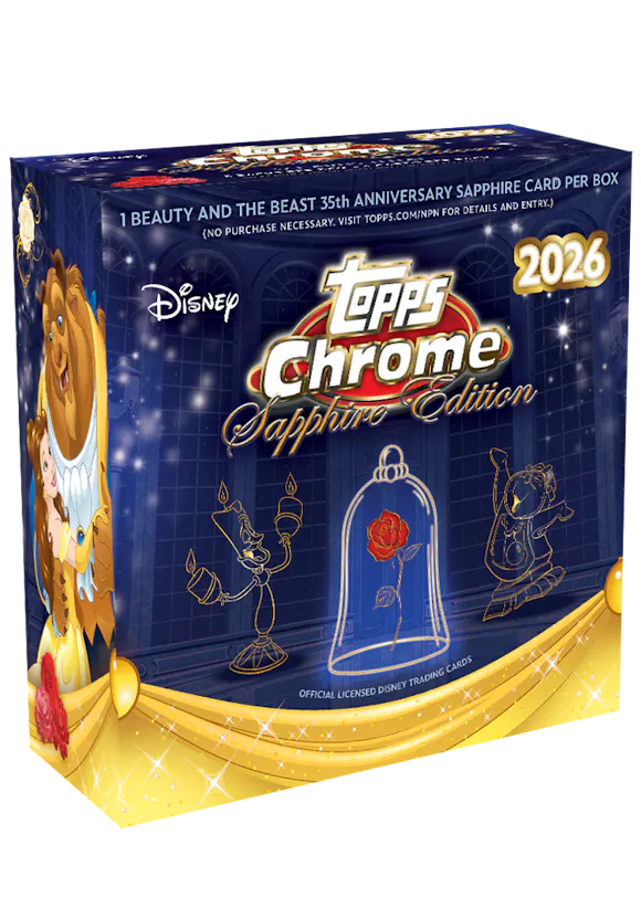 Hero image for 2026 Topps Chrome® Disney Sapphire - Hobby Box
