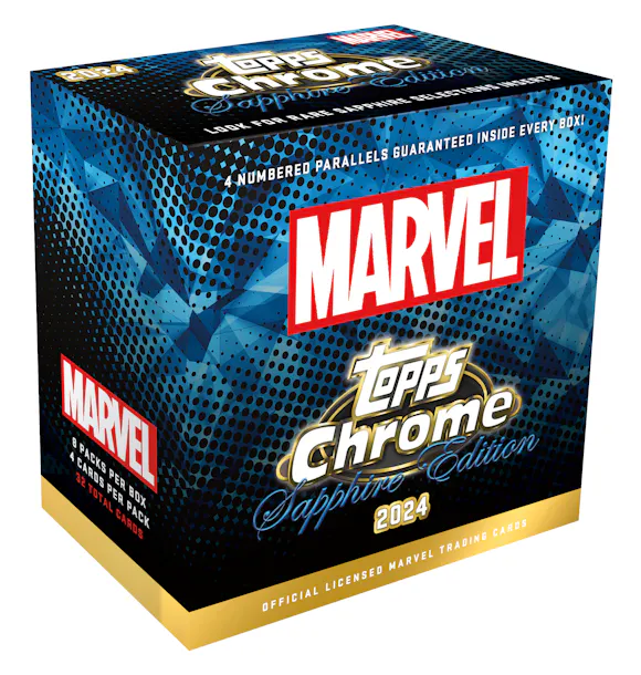 Hero image for Marvel Topps Chrome 2024 Sapphire Edition - Hobby Box