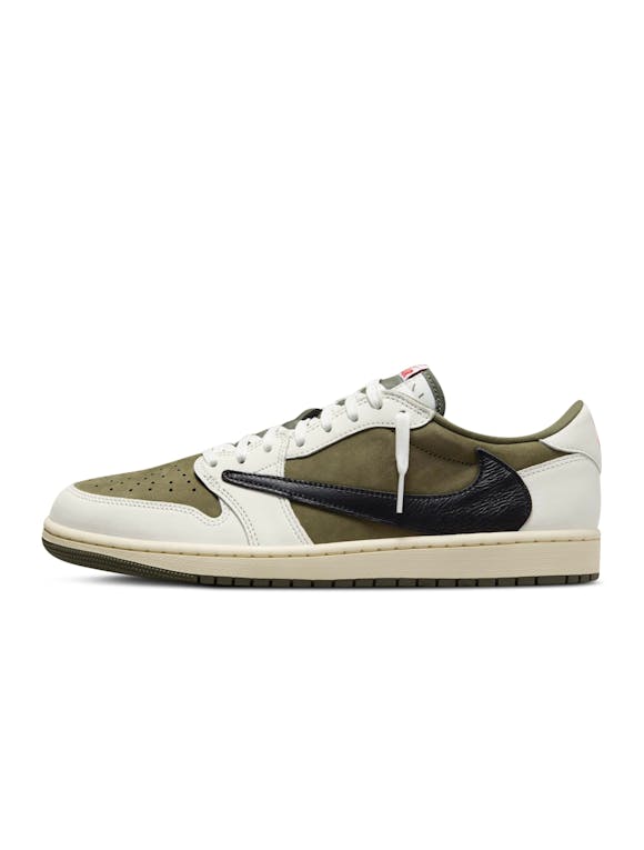 Hero image for Travis Scott x Air Jordan 1 Low OG - Medium Olive