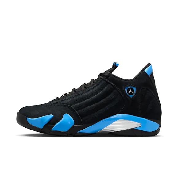 Hero image for Air Jordan Mens 14 Retro - Black/University Blue
