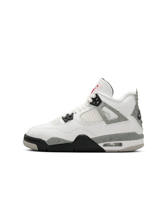 Hero image for Air Jordan Big Kids 4 Retro - White Cement