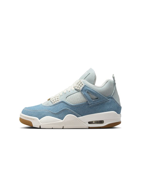 Hero image for Air Jordan Womens 4 Retro - Worn Blue