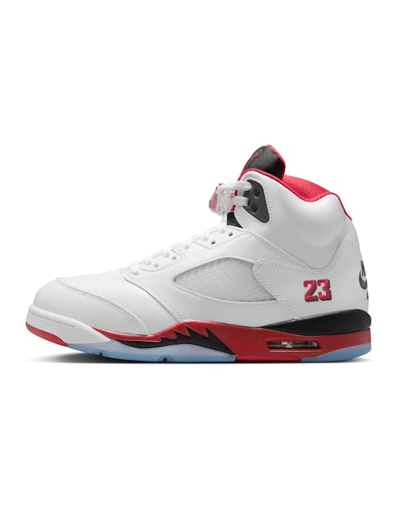 Hero image for Air Jordan Mens 5 Retro - Fire Red/Black Tongue