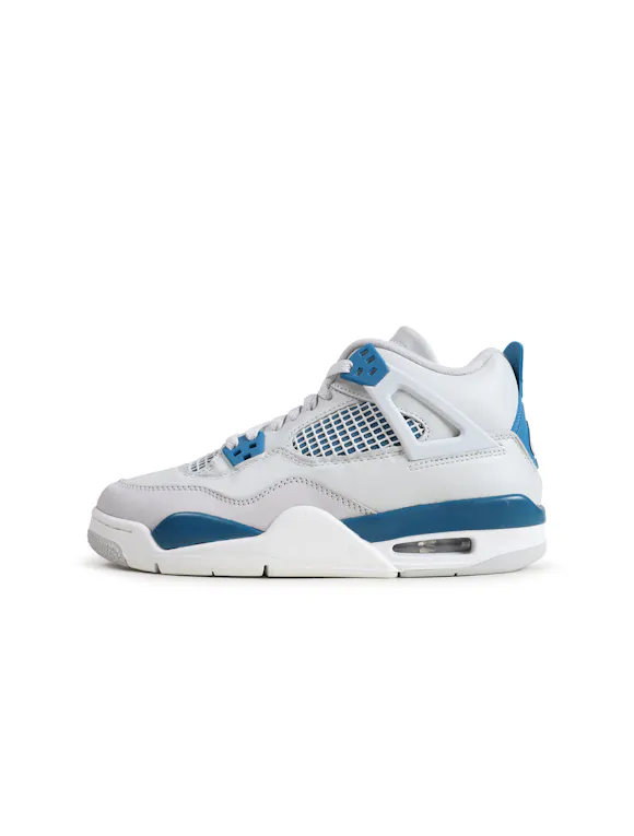 Hero image for Air Jordan Big Kids 4 Retro - Military Blue
