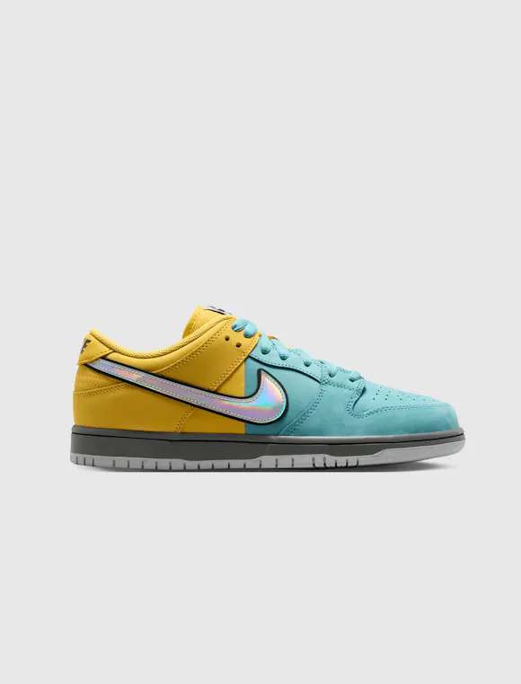 Hero image for NIKE SB DUNK LOW PRO "LIGHTENING/ WOLF GREY/ DENIM TURQUOISE"