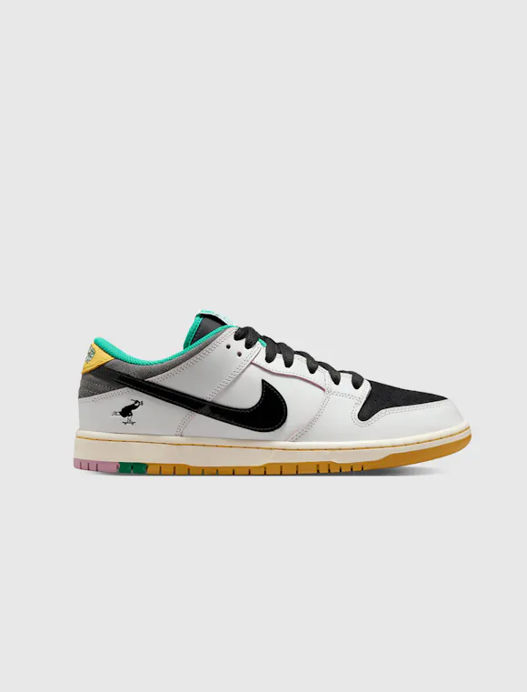 Hero image for NIKE X COLLEGE SKATEBOARDING EDUCATIONAL FOUNDATION SB DUNK LOW PRO "SUMMIT WHITE/BLACK/ WHITE/ IRON GREY/ CLEAR EMERALD"