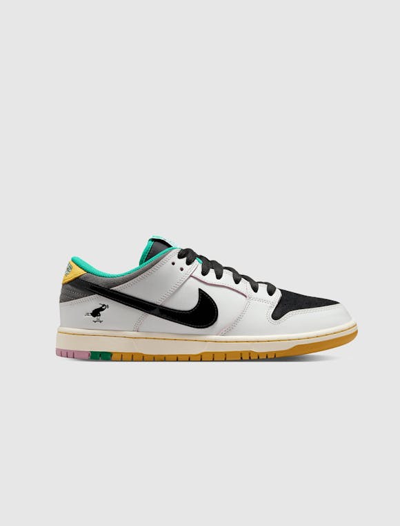 Hero image for NIKE X COLLEGE SKATEBOARDING EDUCATIONAL FOUNDATION SB DUNK LOW PRO "SUMMIT WHITE/BLACK/ WHITE/ IRON GREY/ CLEAR EMERALD"