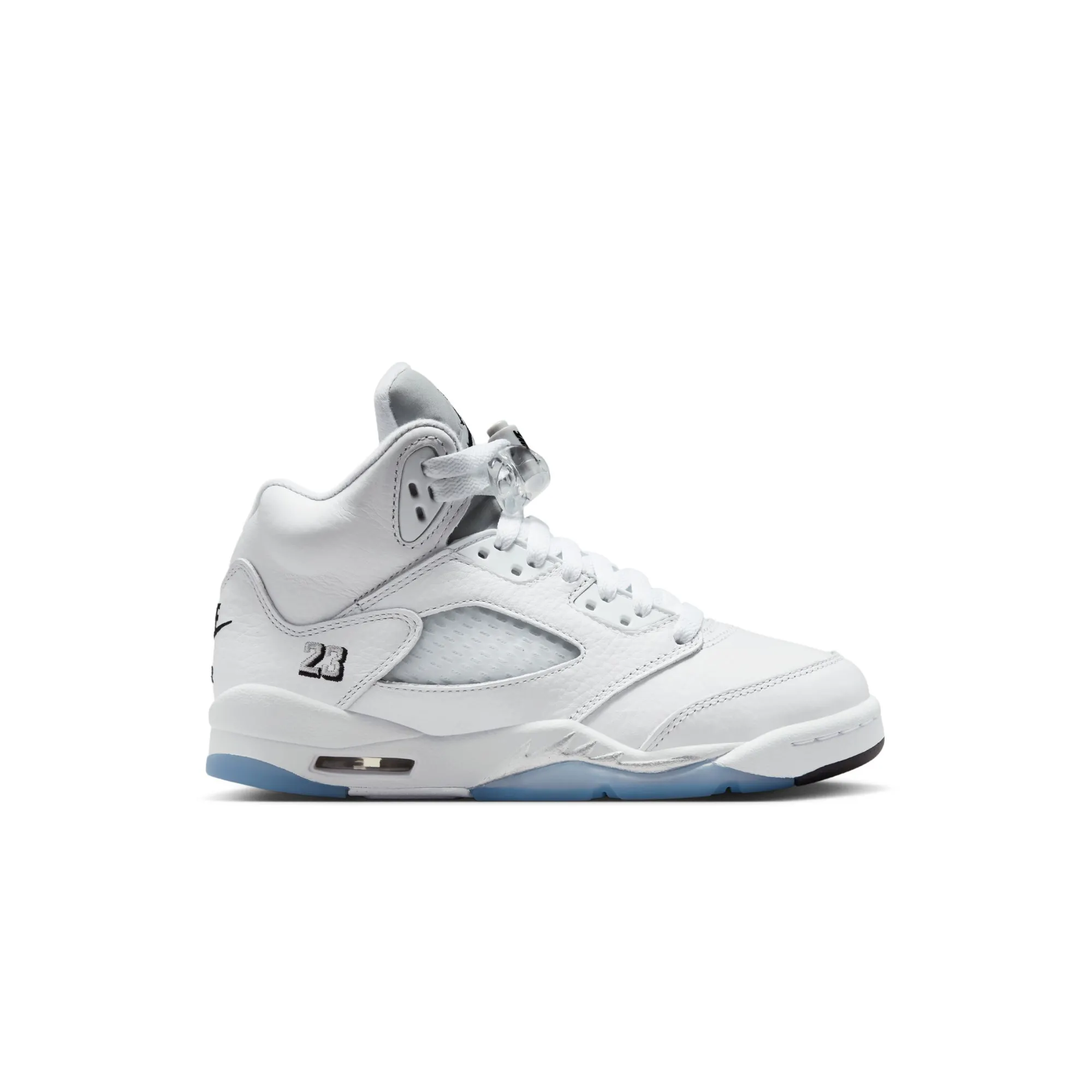 Image of Air Jordan 5 Retro White Metallic GS