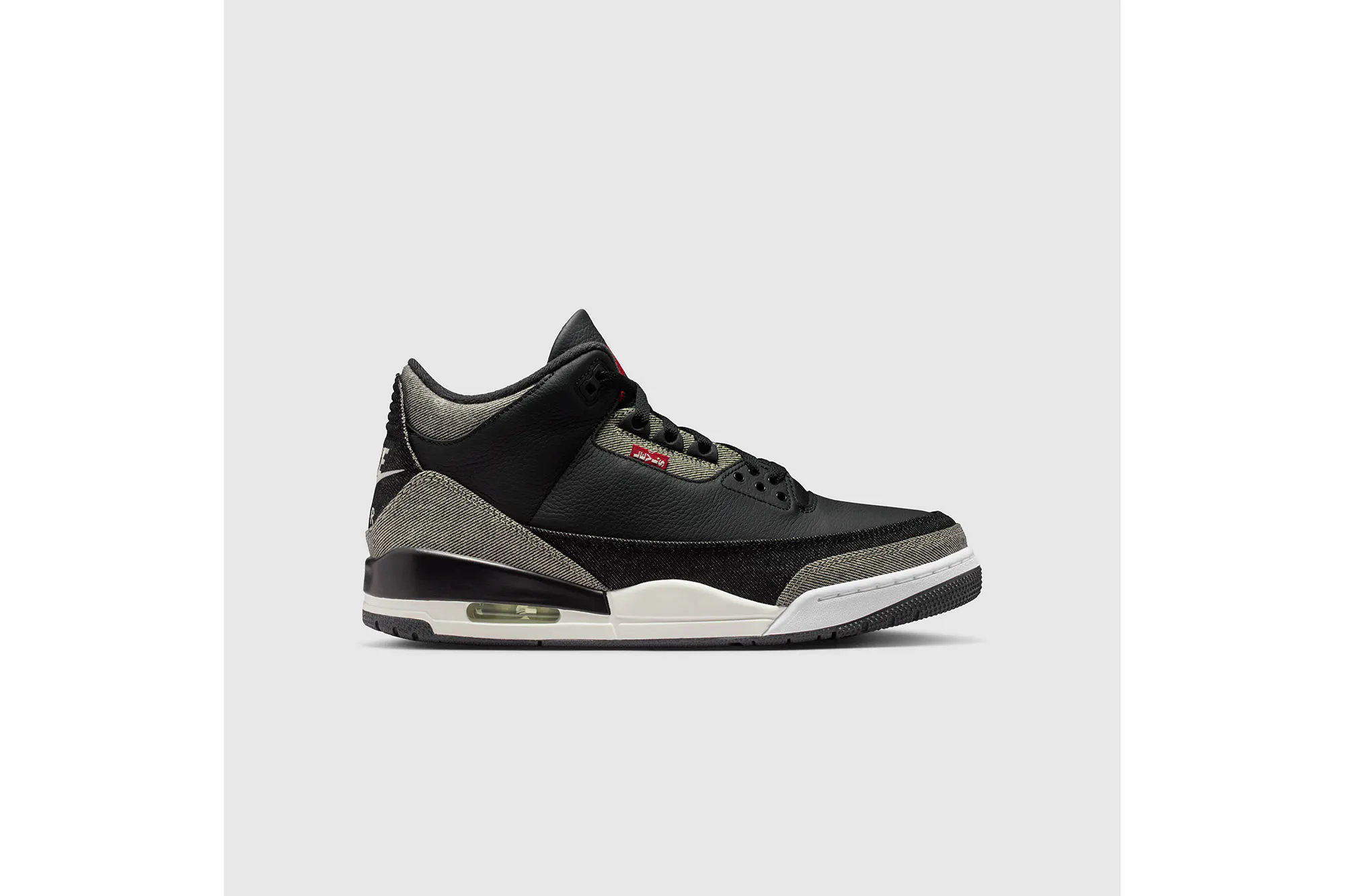 Air Jordan 3 x Levi's® Black Denim Sneakers