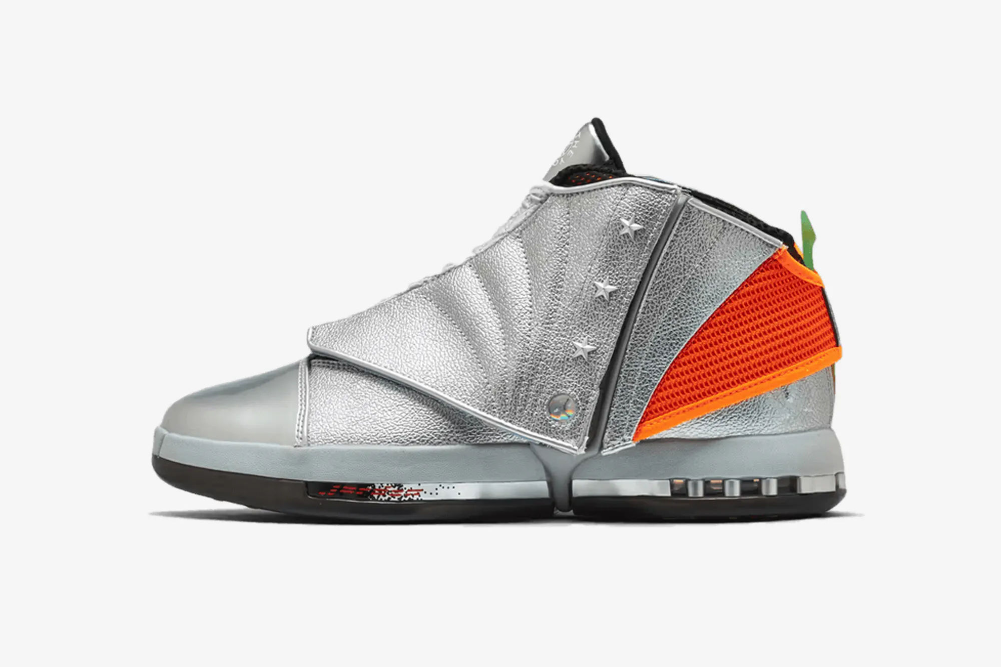 Image of JORDAN X FREE THE YOUTH AJ 16 SP - METALLIC SILVER/ PICANTE RED - IN-STORE PICKUP