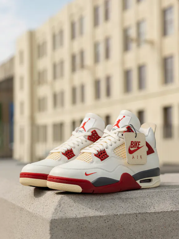 Hero image for JORDAN BIKE AIR X NIGEL SYLVESTER AJ 4 RETRO OG SP - SAIL - IN-STORE PICKUP